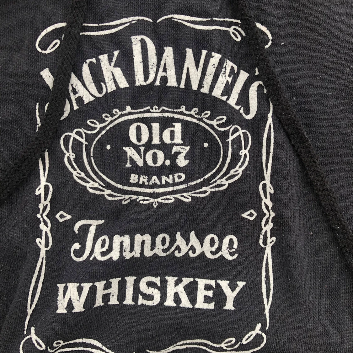 Jack Daniel's svart hoodie med tryck - 2