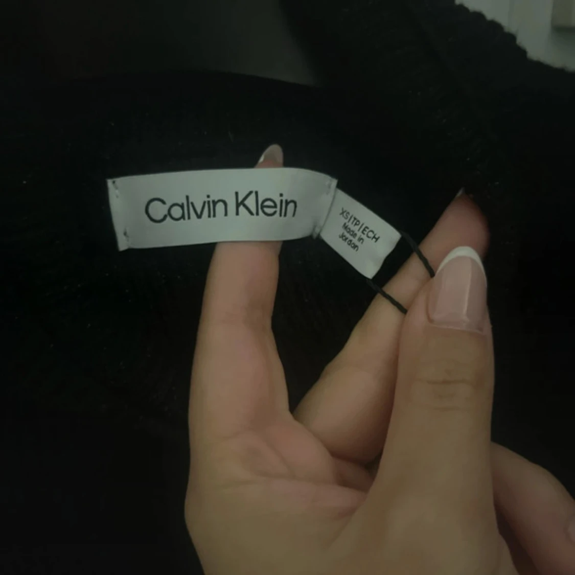 Svart polotröja Calvin Klein - 1
