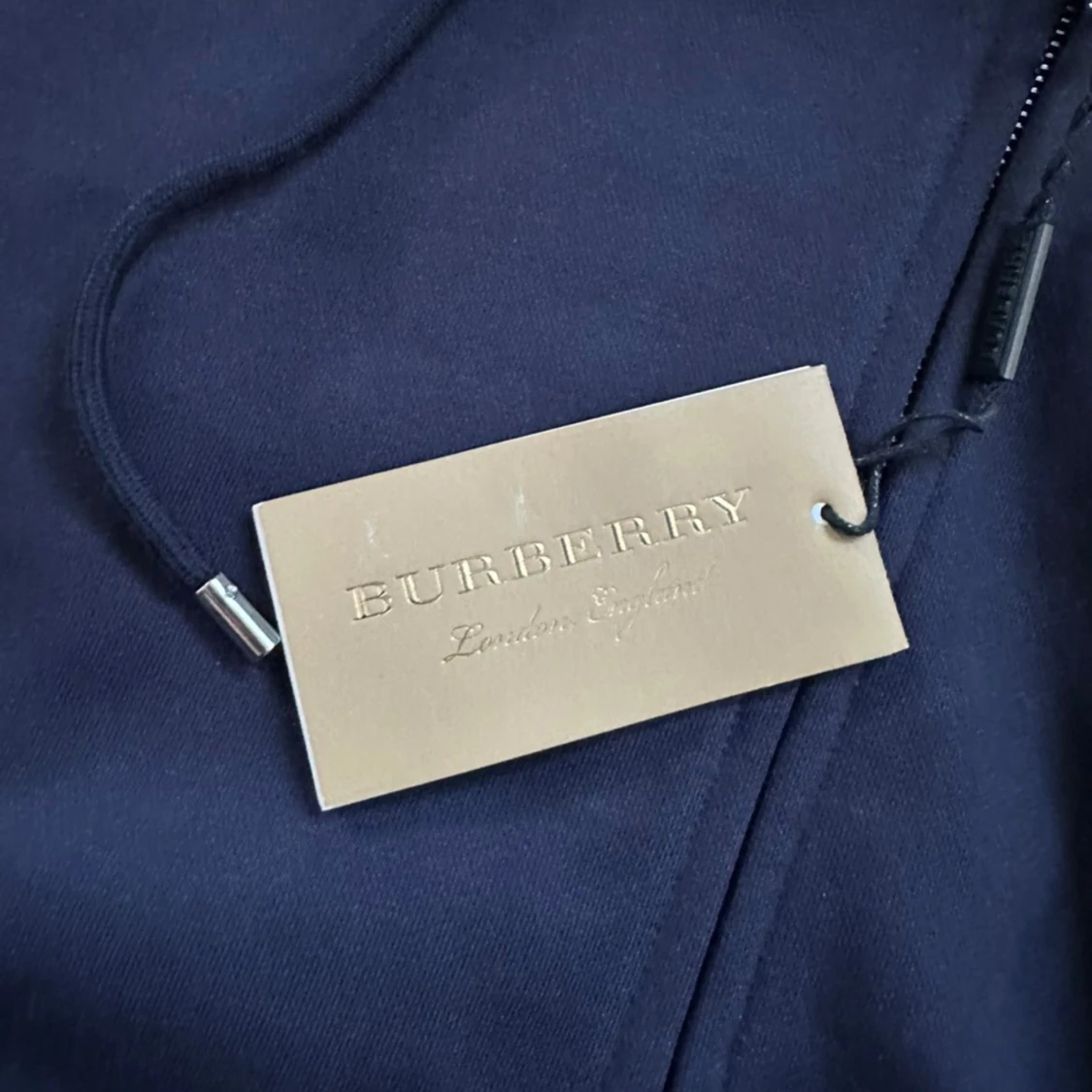 Mörkblå hoodie från Burberry M - 2