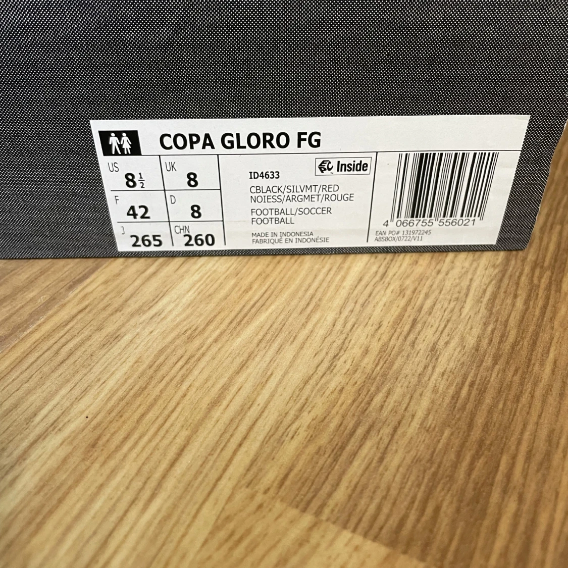 Adidas Copa Gloro FG fotbollsskor svart/röd - 3