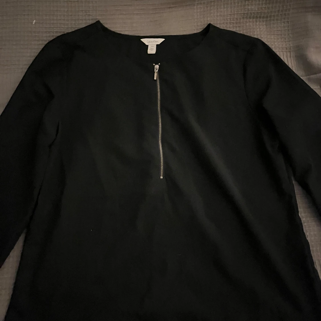 Svart långärmad tröja Calvin Klein