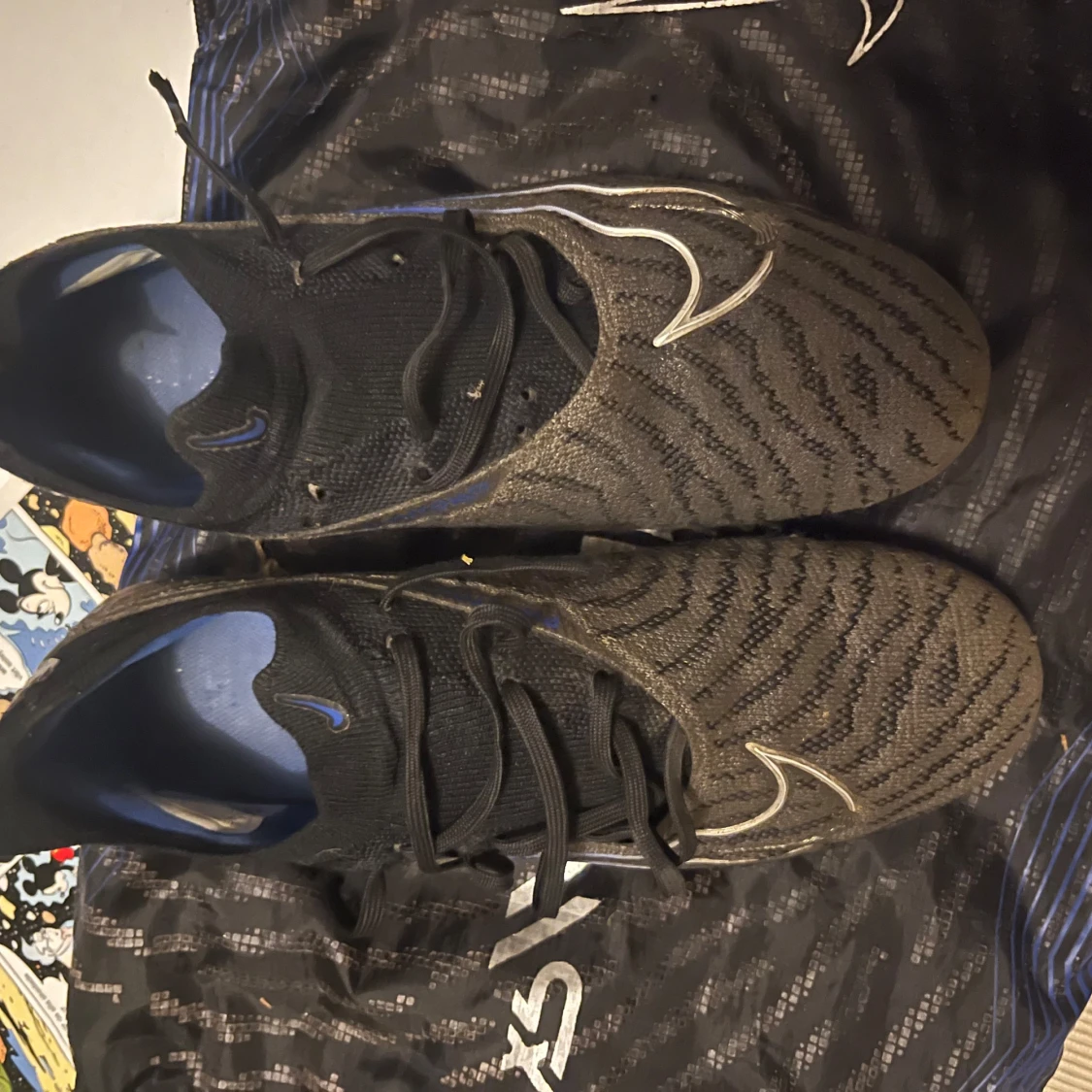Nike Air Zoom fotbollsskor grå & svarta - 3