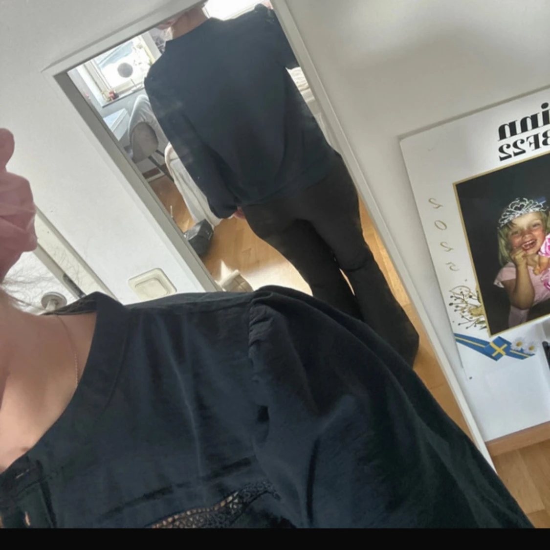 Söt  blus med detaljer - 1