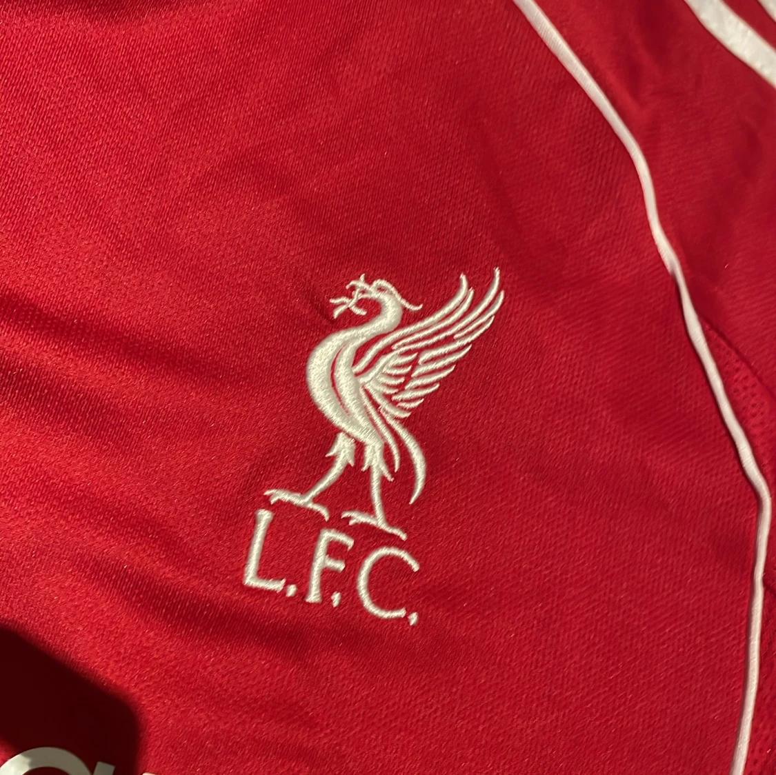 Liverpool FC röd matchtröja Adidas S - 3