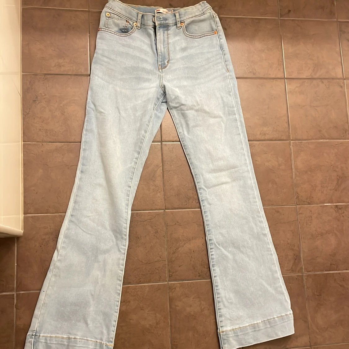 Levi's 726 Flare ljusa jeans - 1