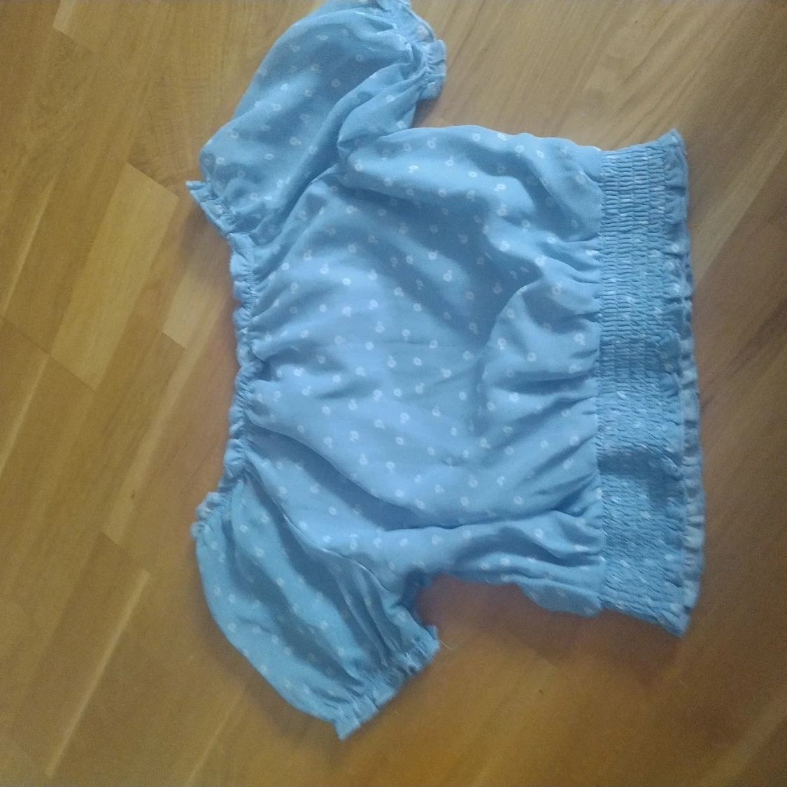 Blommig ljusblå blus från Kappahl - 1