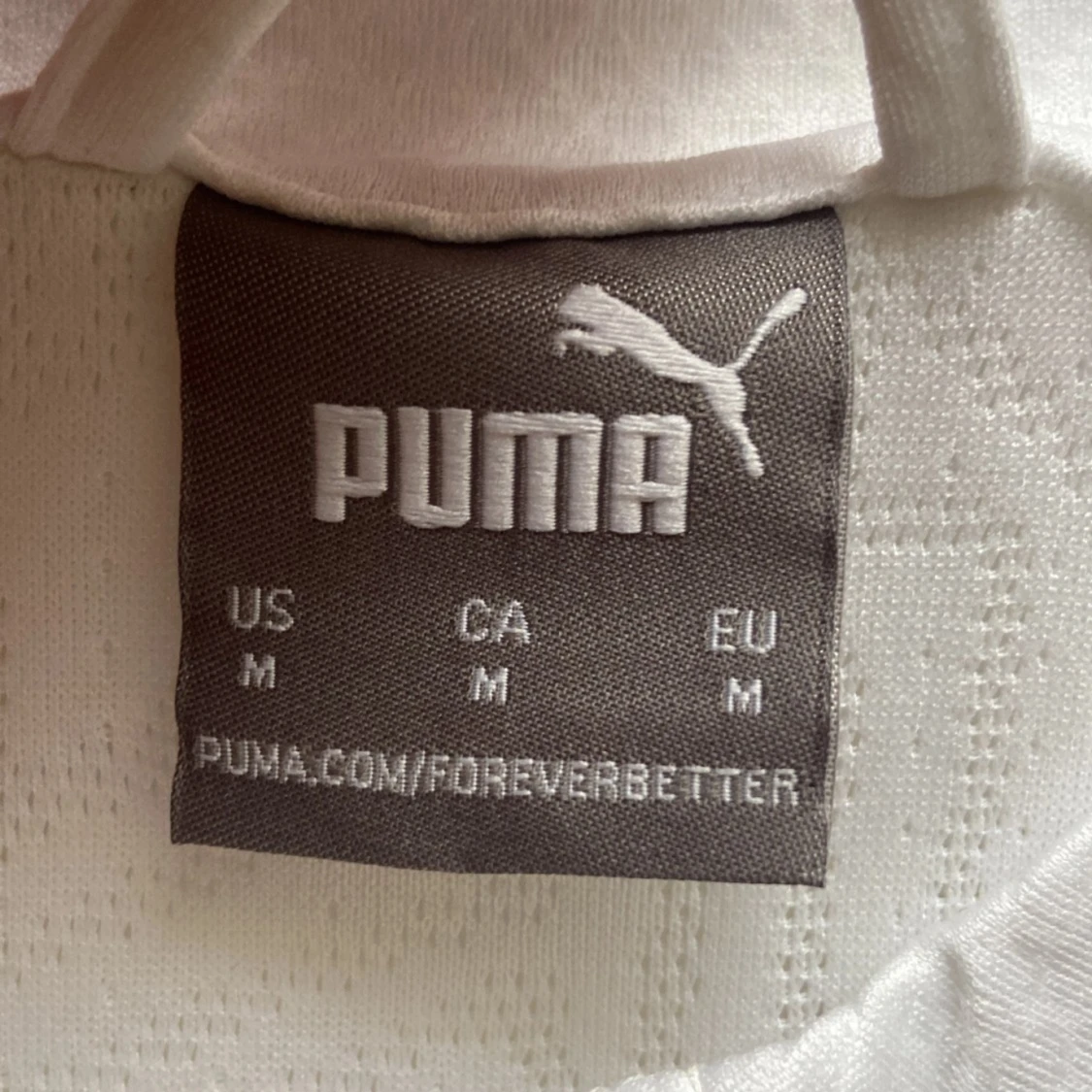 Vit jacka från Puma med Malmö FF-logga - 92