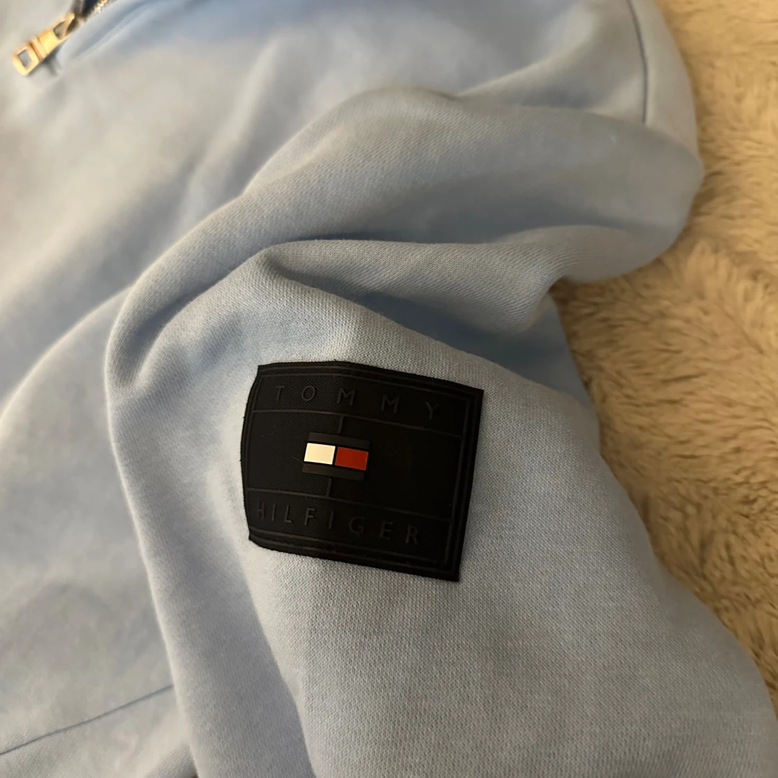 Ljusblå half zip från Tommy Hilfiger - 3