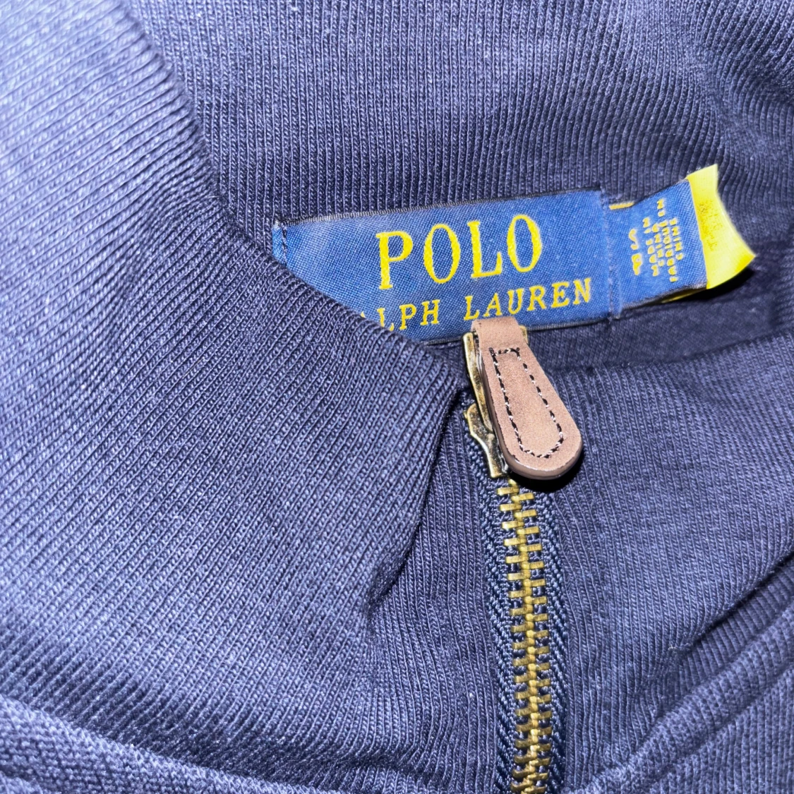 Marinblå half zip från Polo Ralph Lauren - 2