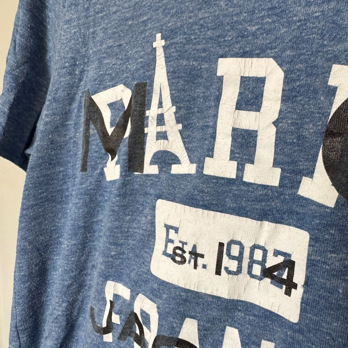 Blå Marc Jacobs t-shirt Paris-tryck - 1