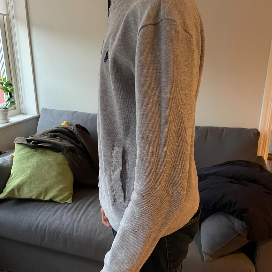 Grå ziptröja från Polo Ralph Lauren - 2