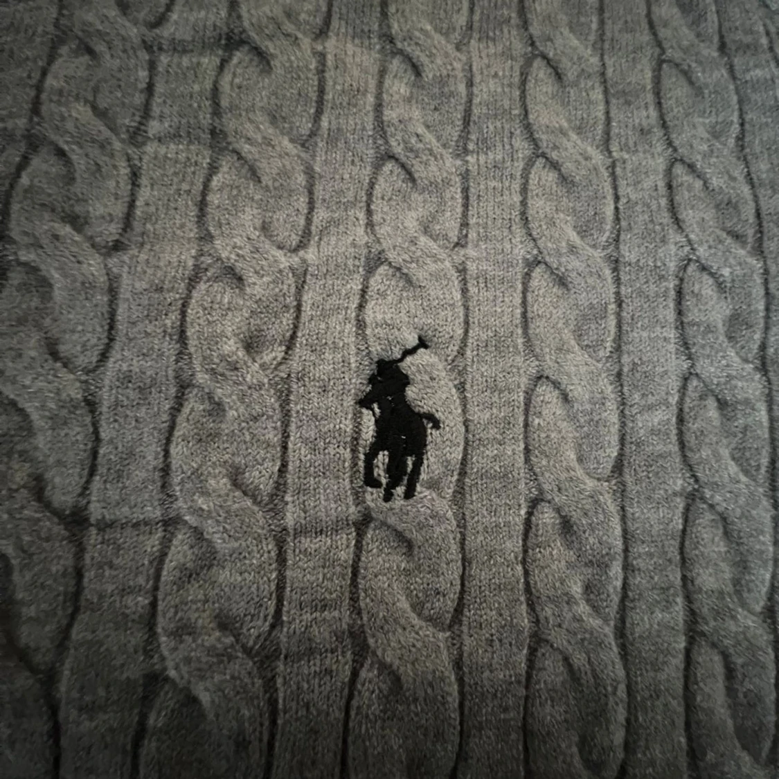 Grå kabelstickad tröja Polo Ralph Lauren - 2