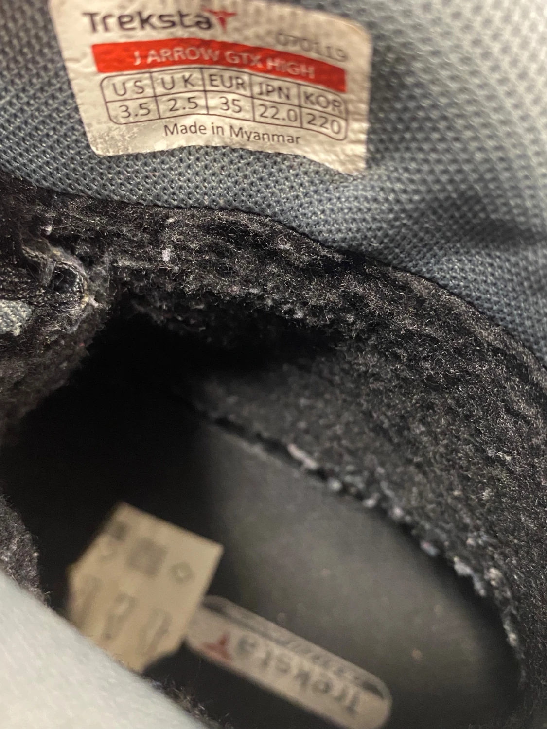 Treksta J Arrow GTX High Black/Grey - Size 35 EU - 5