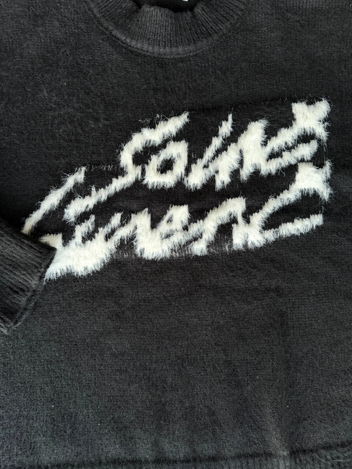 Svart Saint Laurent stickad tröja - 3