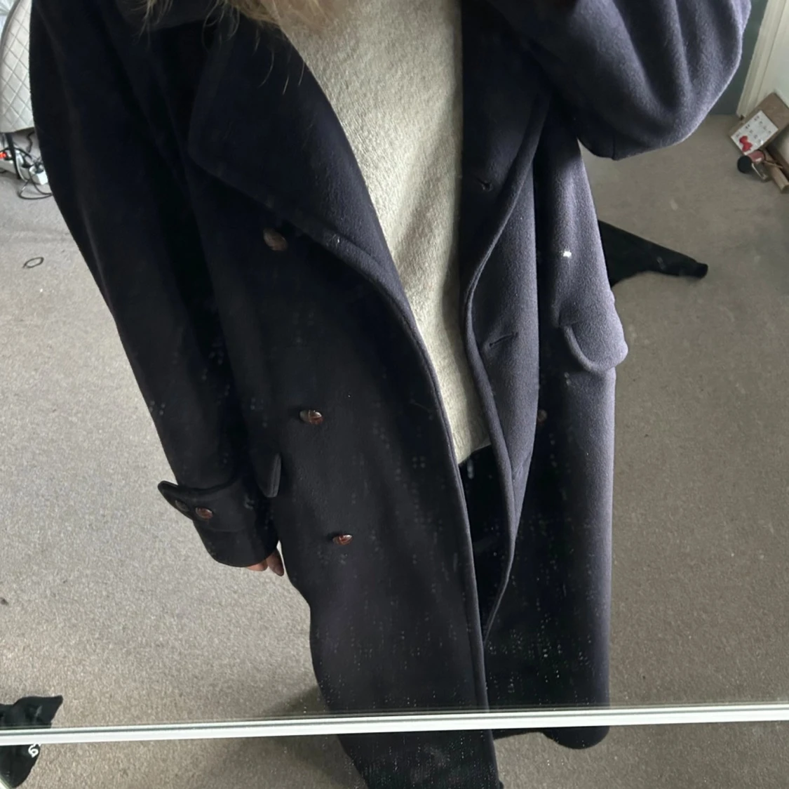 Svart kappa lång - 2