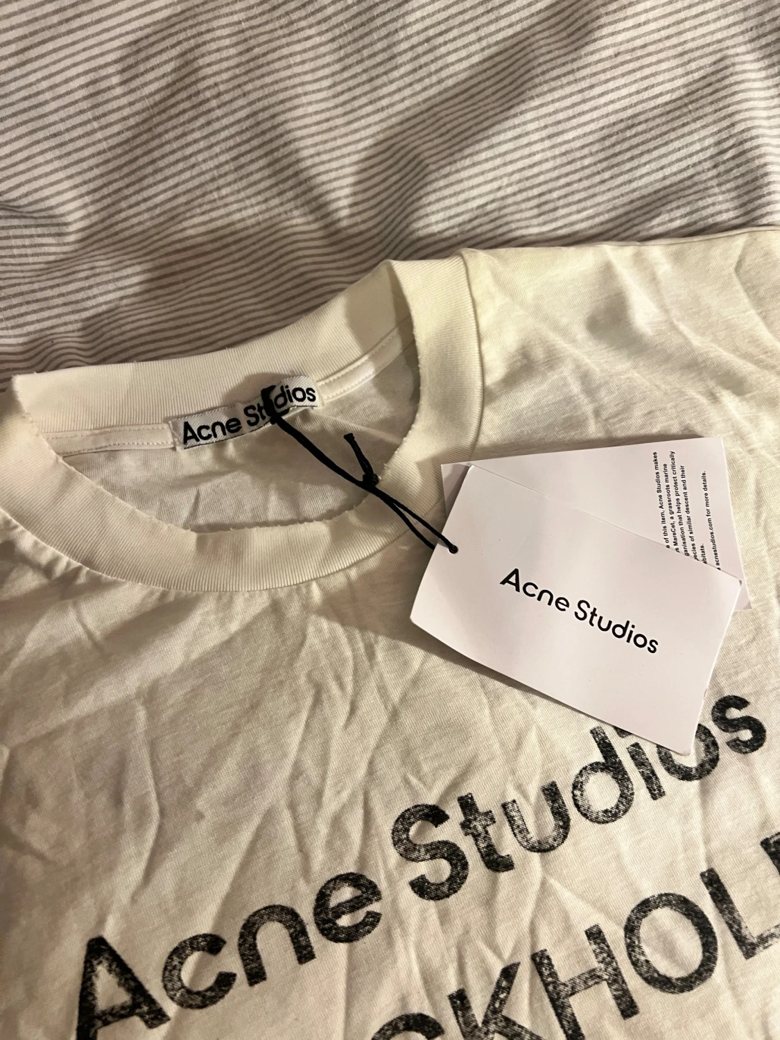 Vit långärmad Acne Studios tröja - 3