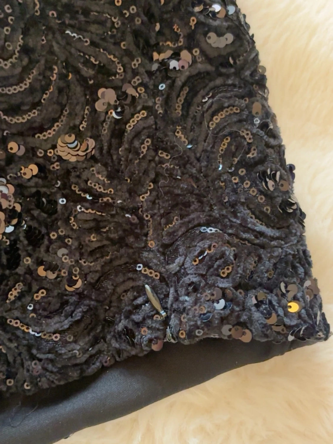 Svart paljett-tubtopp från Zara - 3