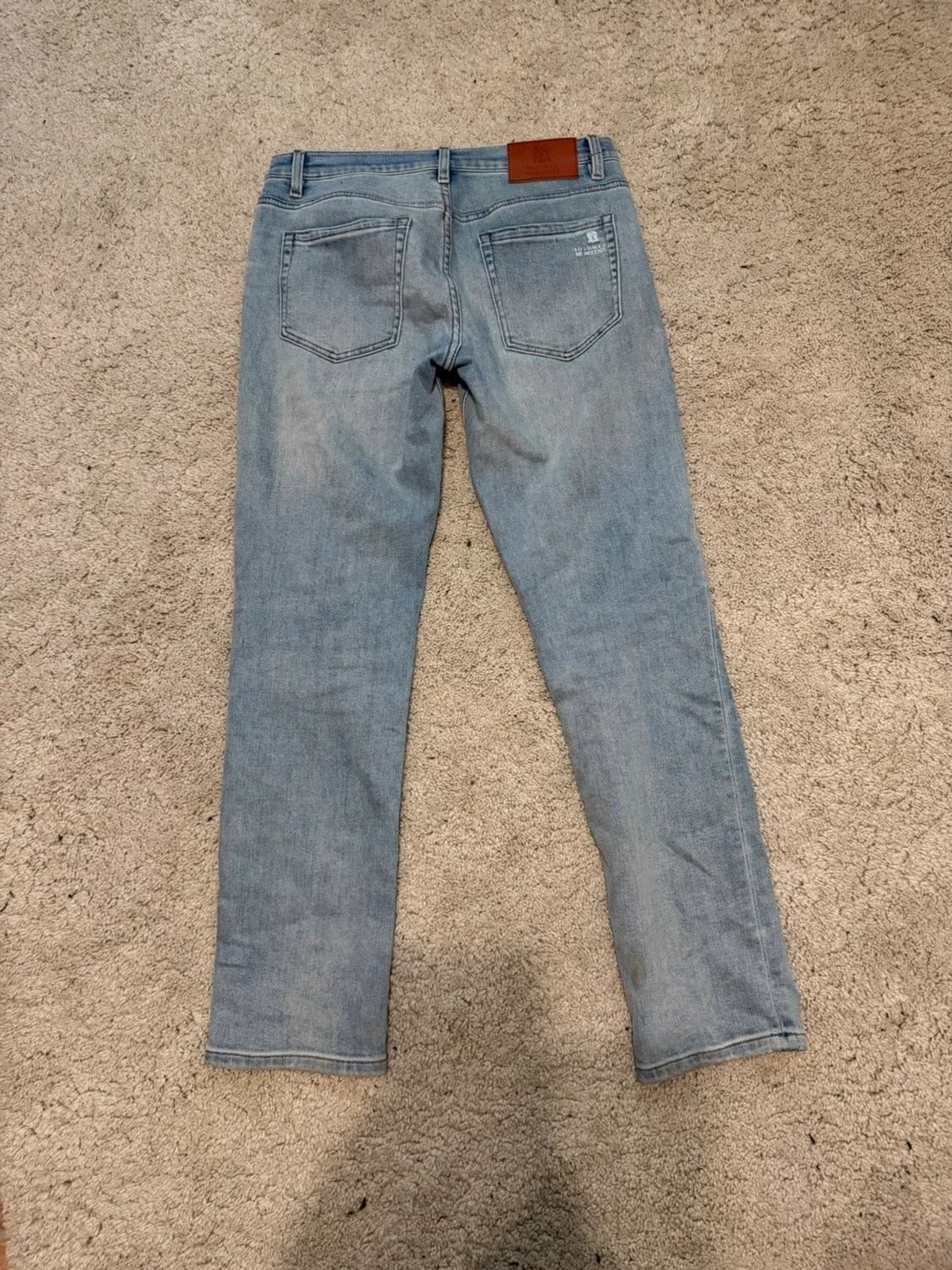 Ljusblå jeans från Brunello Cucinelli  - 1