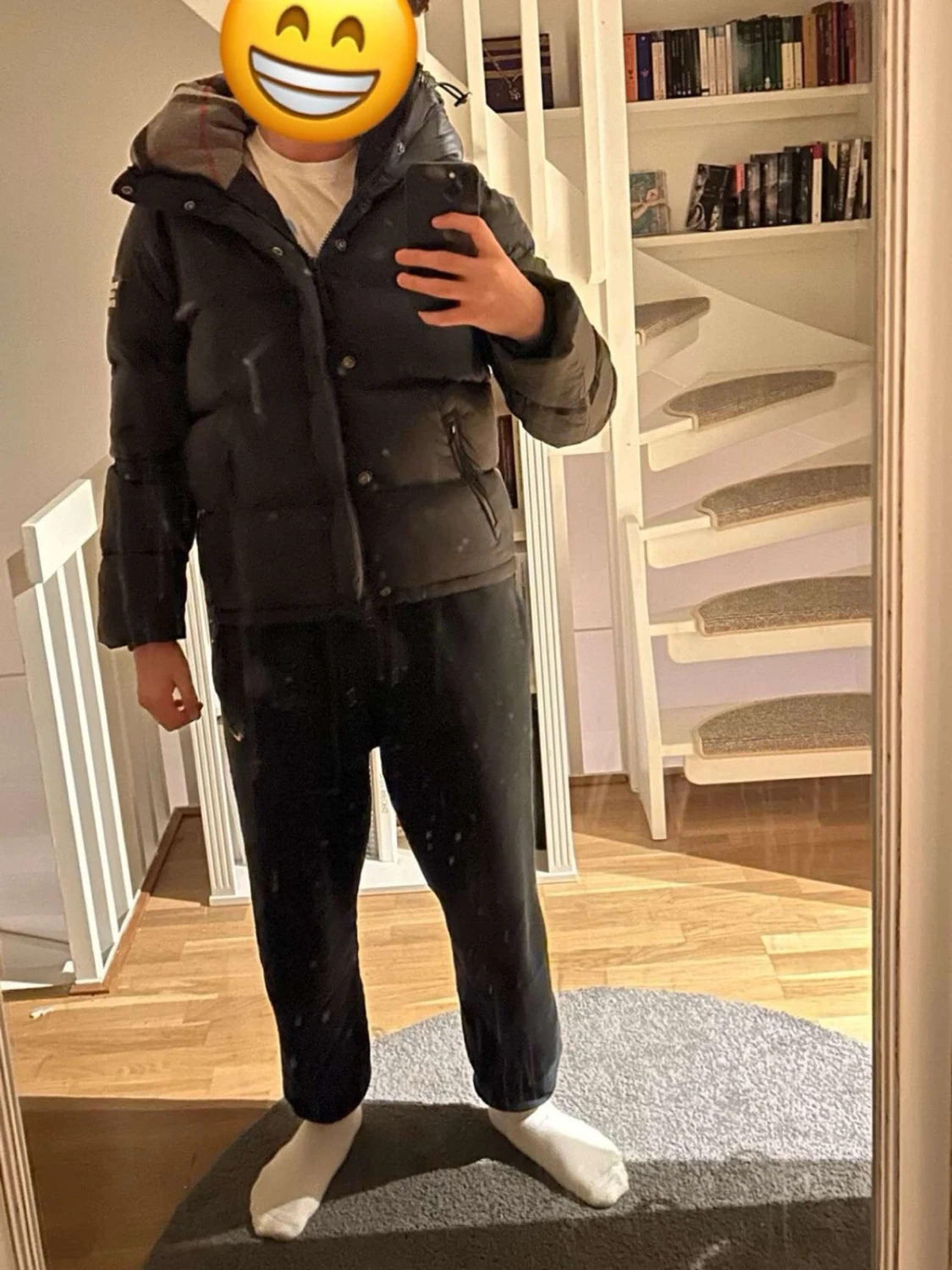 Svart pufferjacka från Burberry - 3