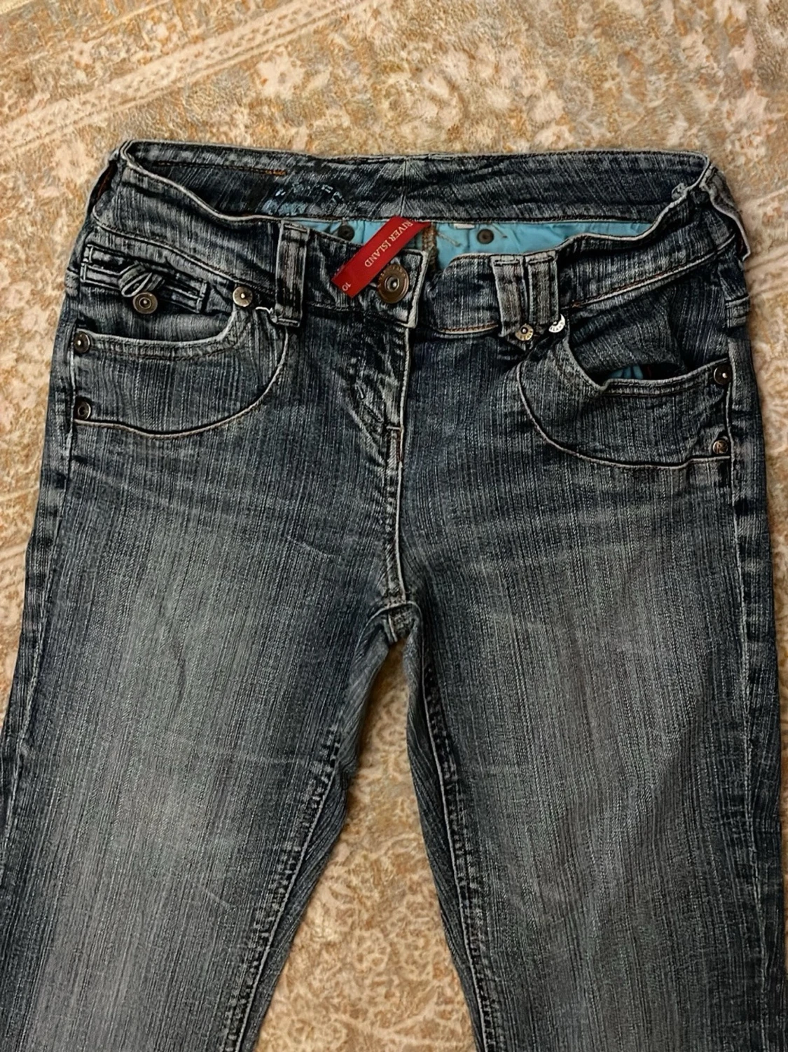 Vintage bootcut low waisted jeans - 2