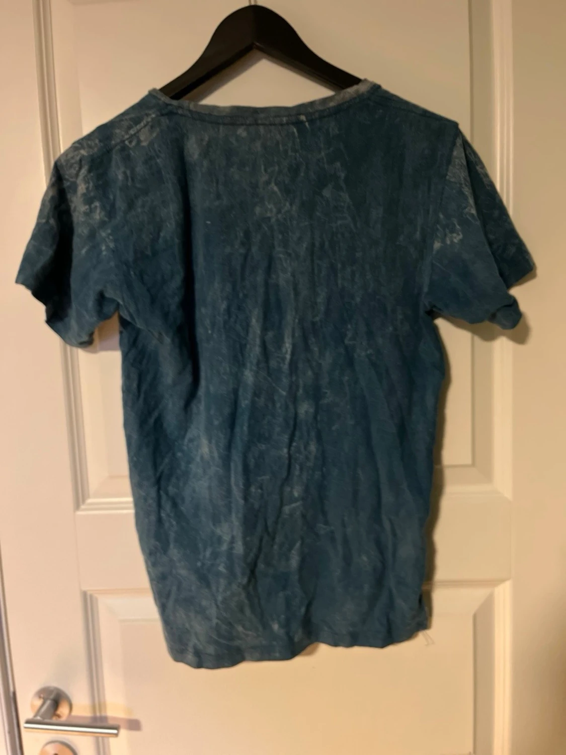 Blå Adidas t-shirt med stor logga - 1