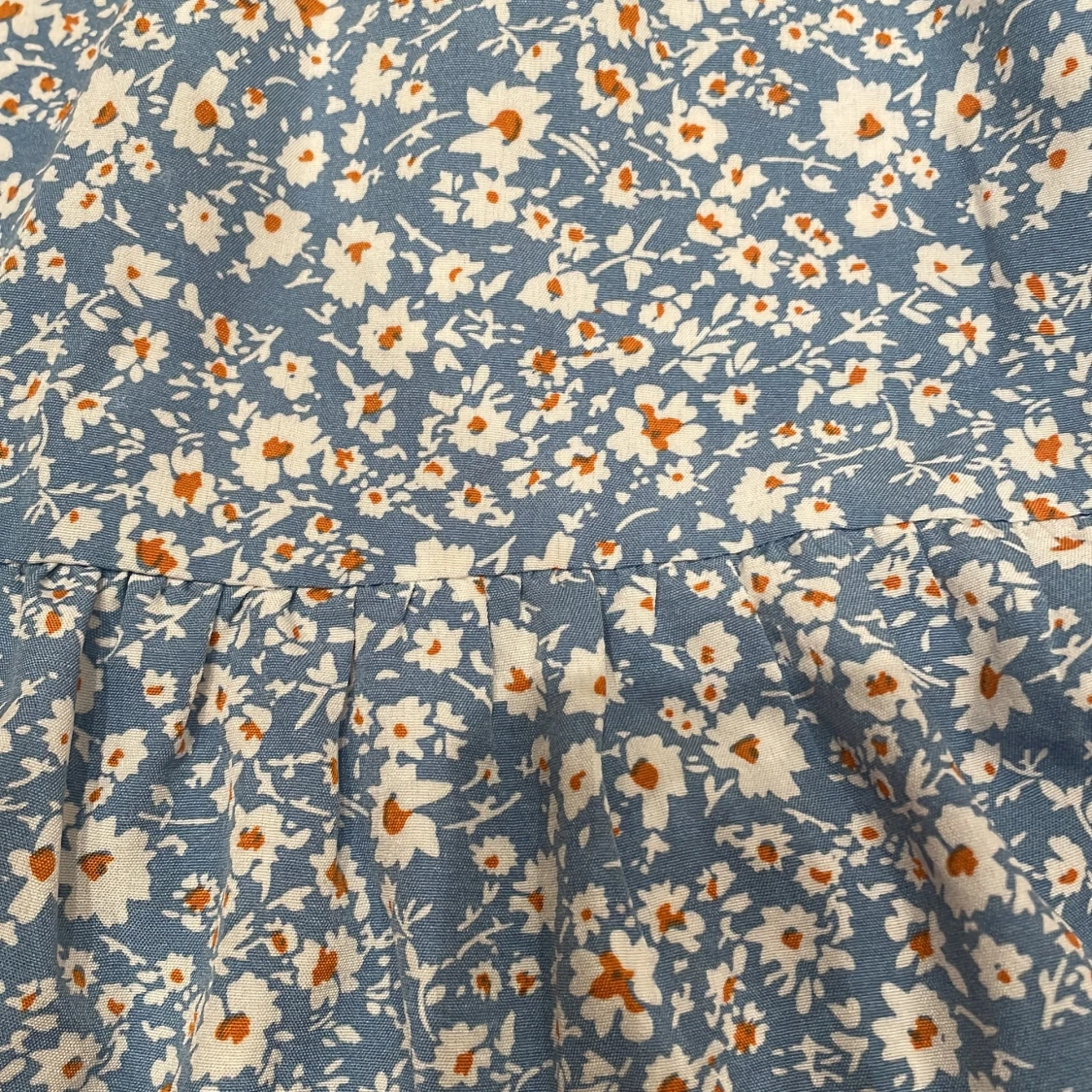 Blommig blå kortkjol från SHEIN - 1