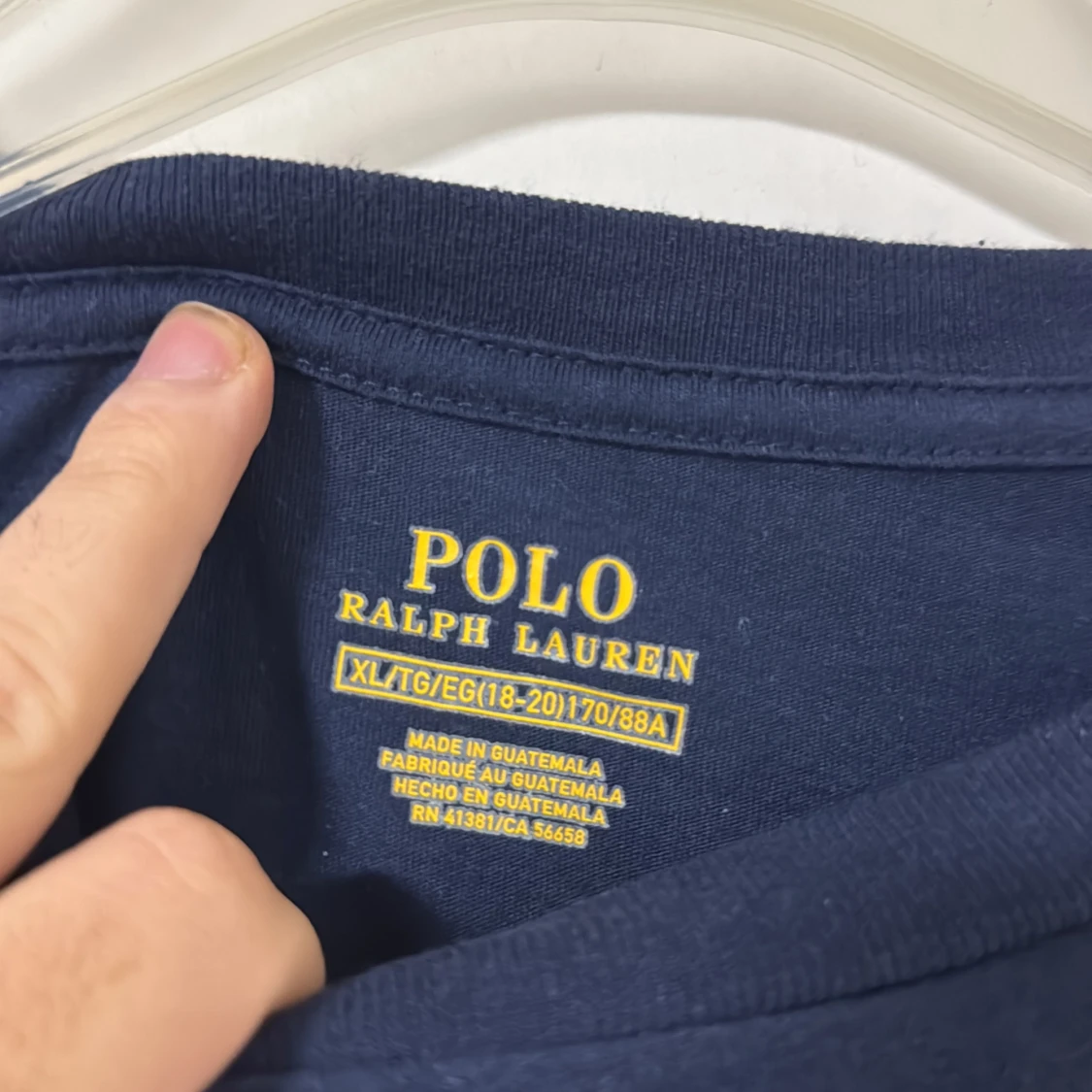 Marinblå långärmad tröja Polo Ralph Lauren - 1