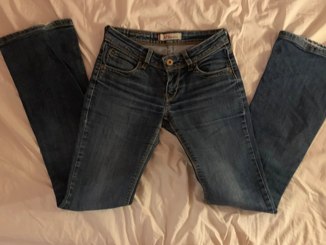 Levi's 572 bootcut jeans blå denim - 2