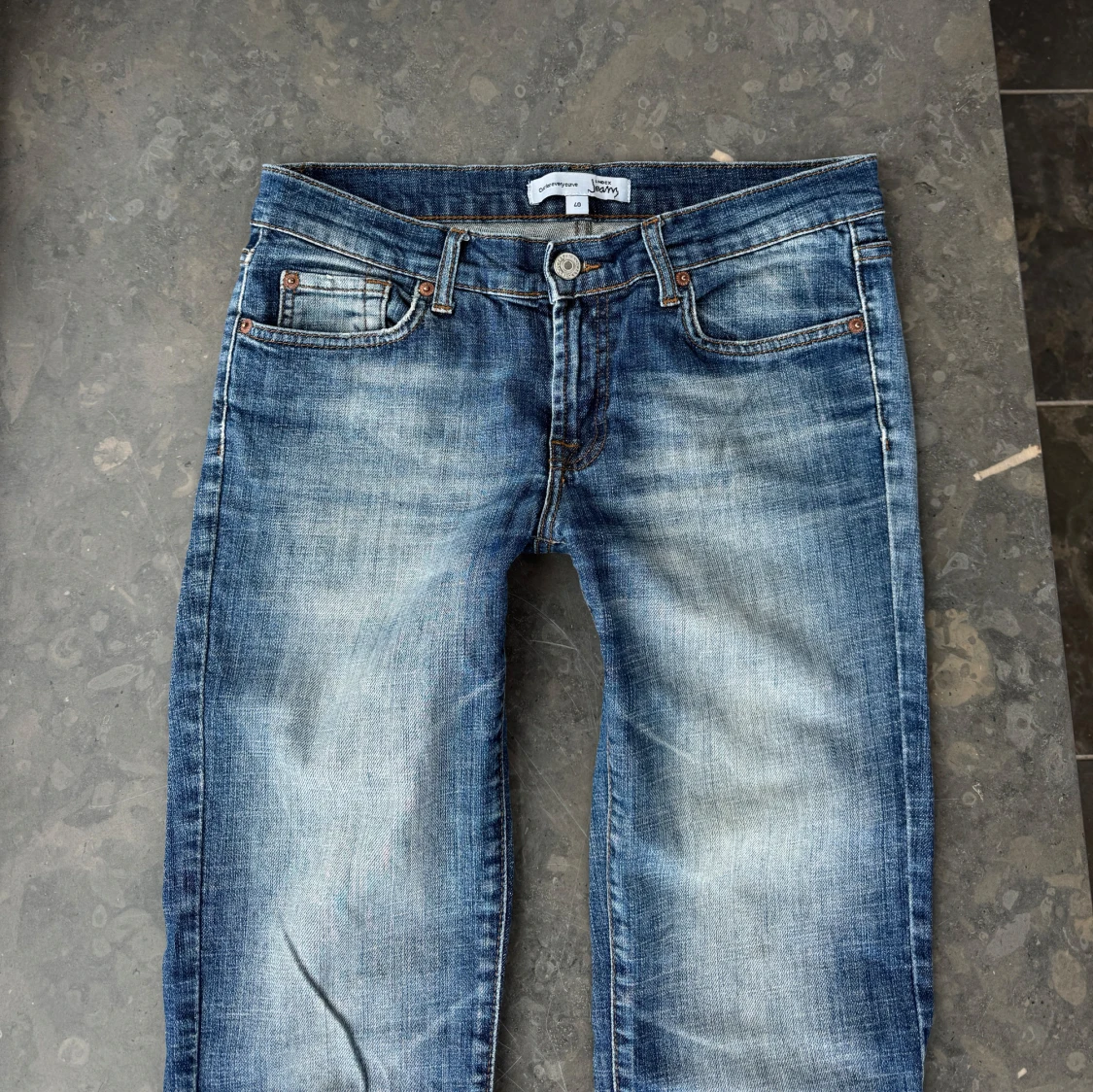 Lågmidjade jeans  - 1