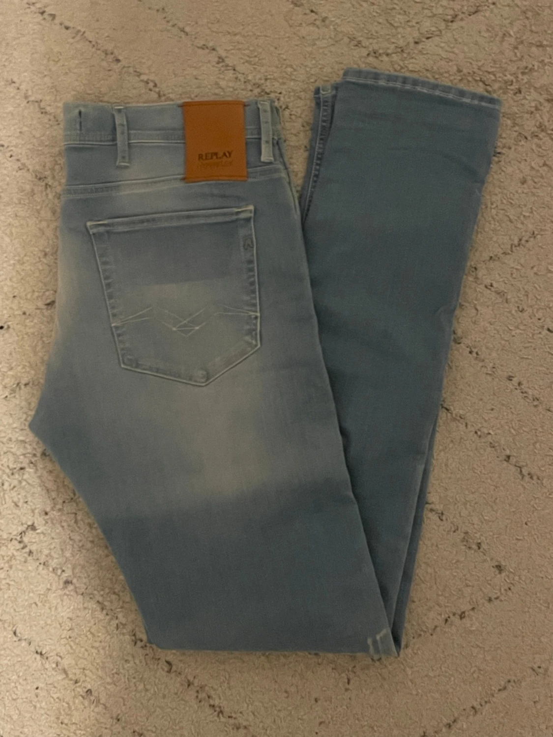 Replay Hyperflex ljusblå skinny jeans - 2