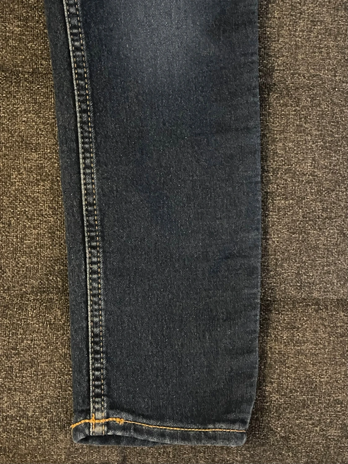 Mörkblå skinny jeans - 3