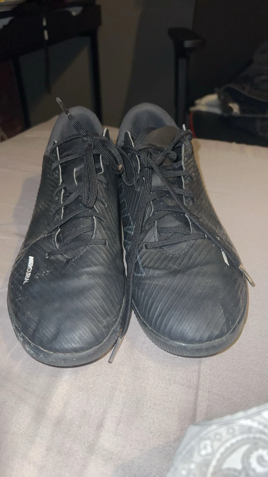 Svarta Nike Mercurial fotbollsskor - 1