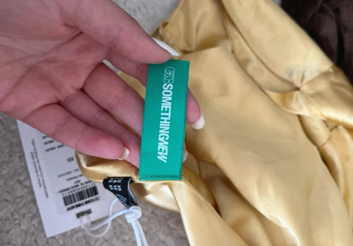 Gul långklänning - 4