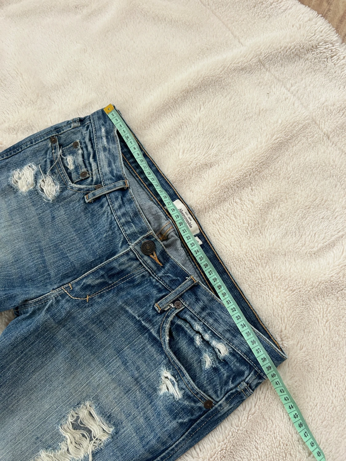 Abercrombie & fitch lågmidjade jeans - 3