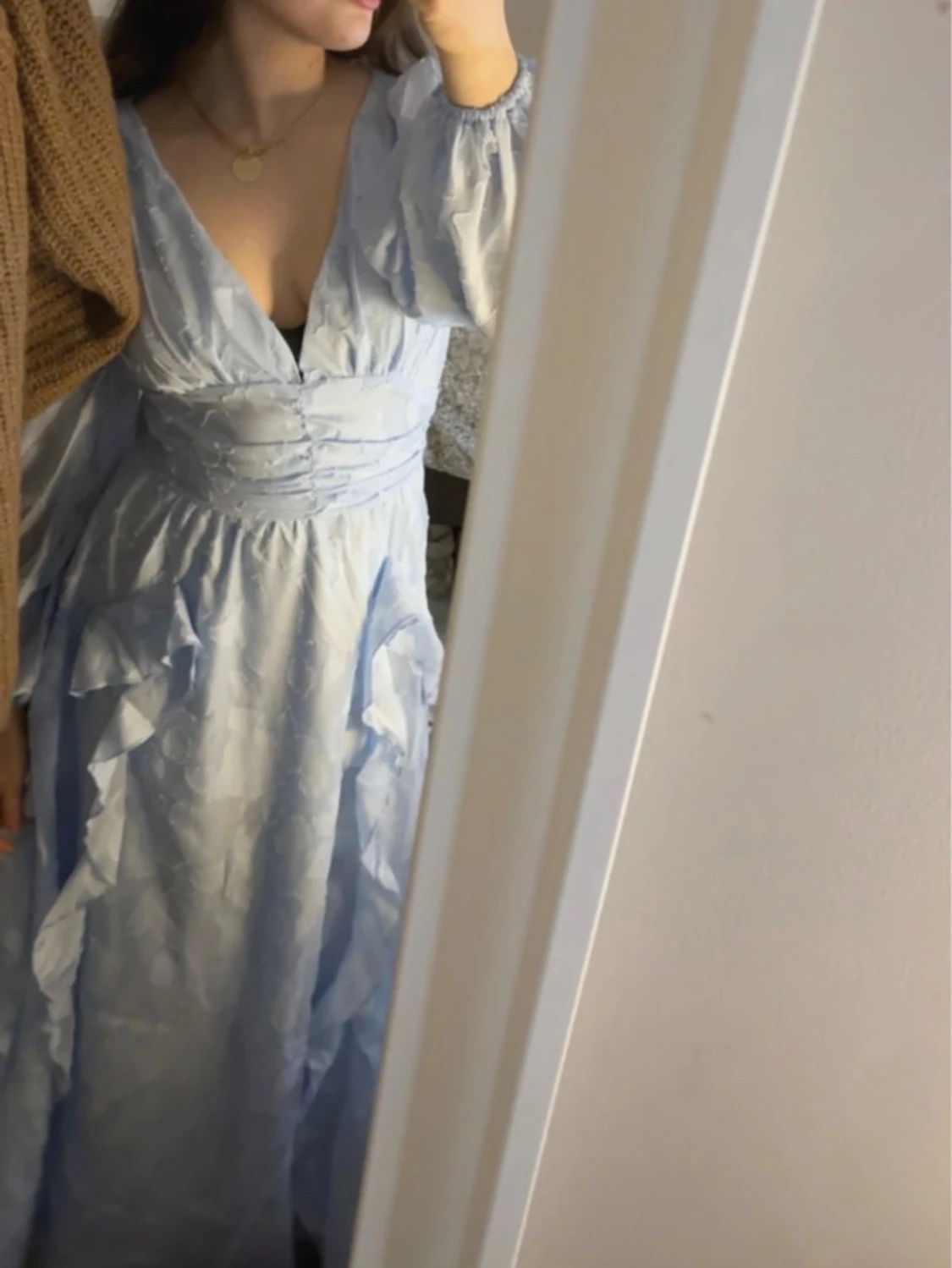 Blå långklänning  - 2