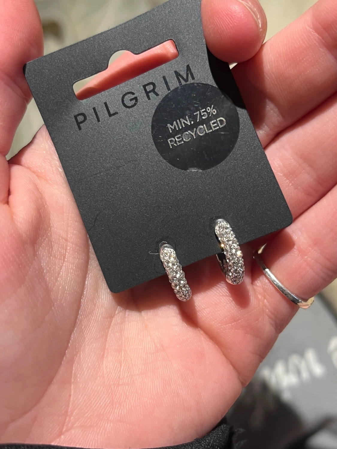 Glittriga silverörhängen från Pilgrim - 3