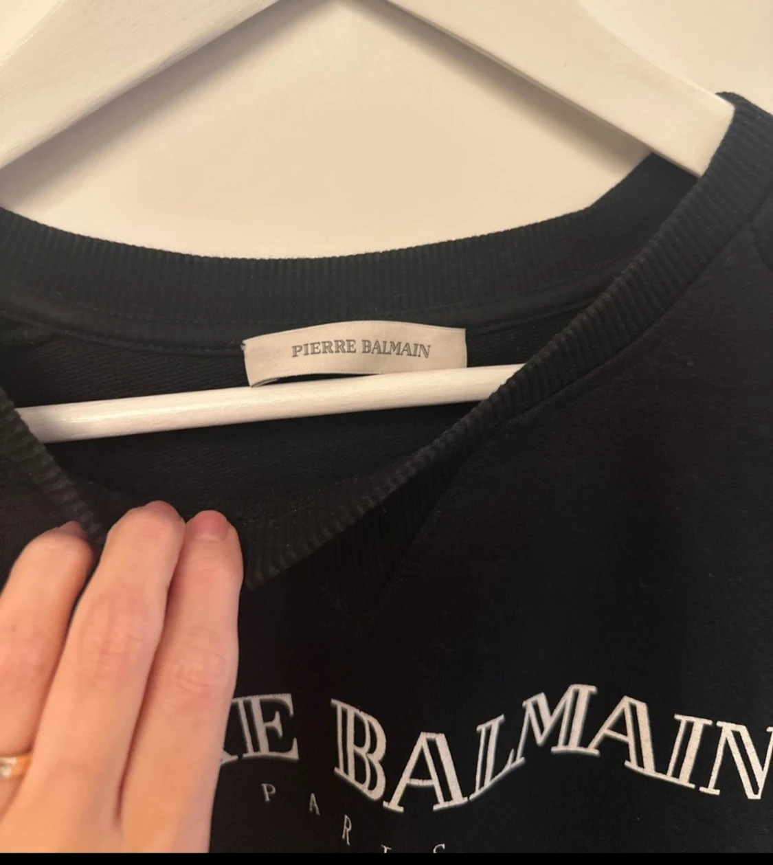 Svart sweatshirt Pierre Balmain - 1