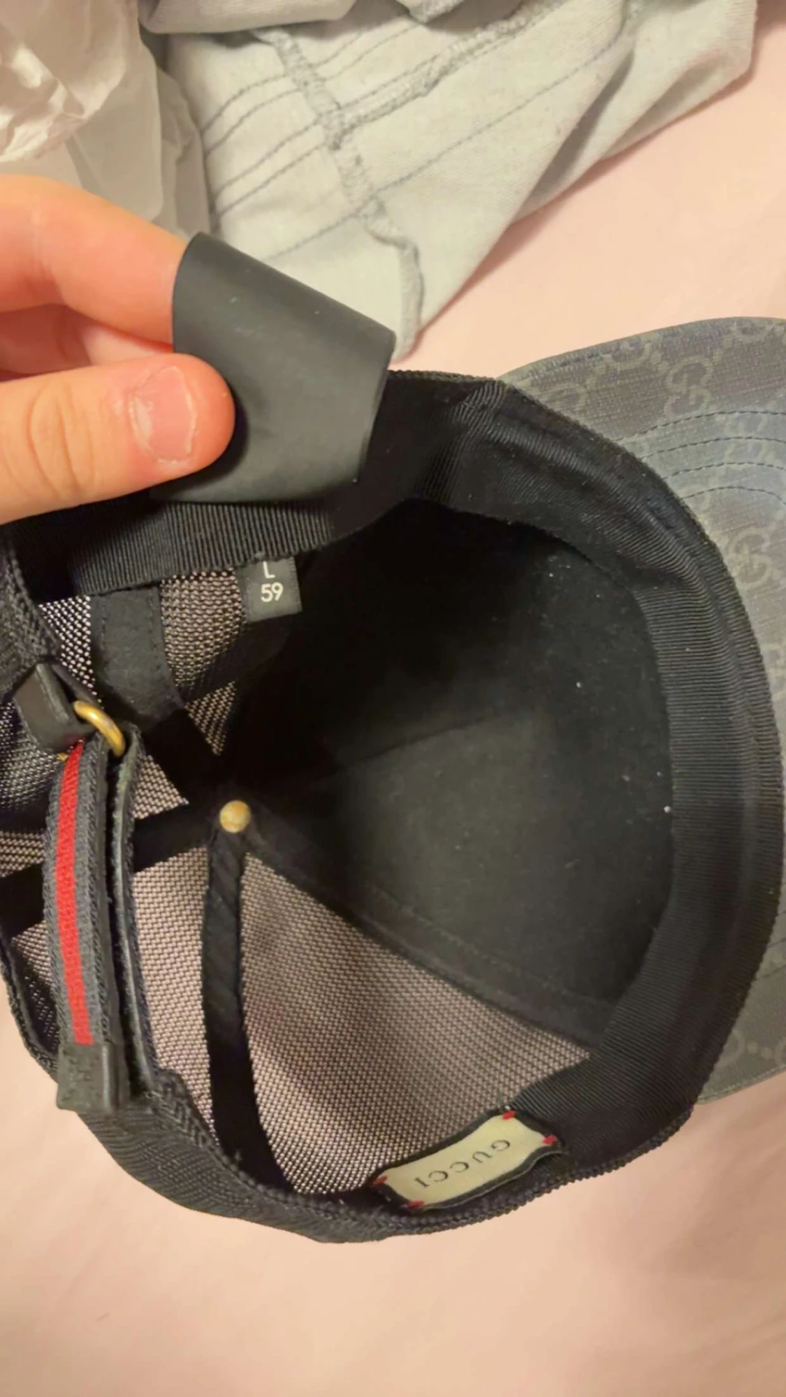 Gucci keps med röd vargtryck - 3