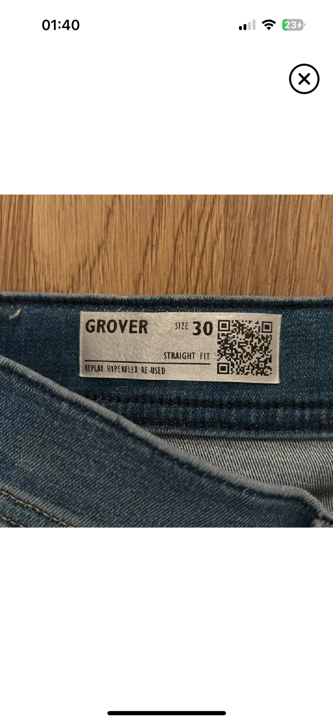 !NYSKICK! Replay Grover Hyperflex jeans blå - 1