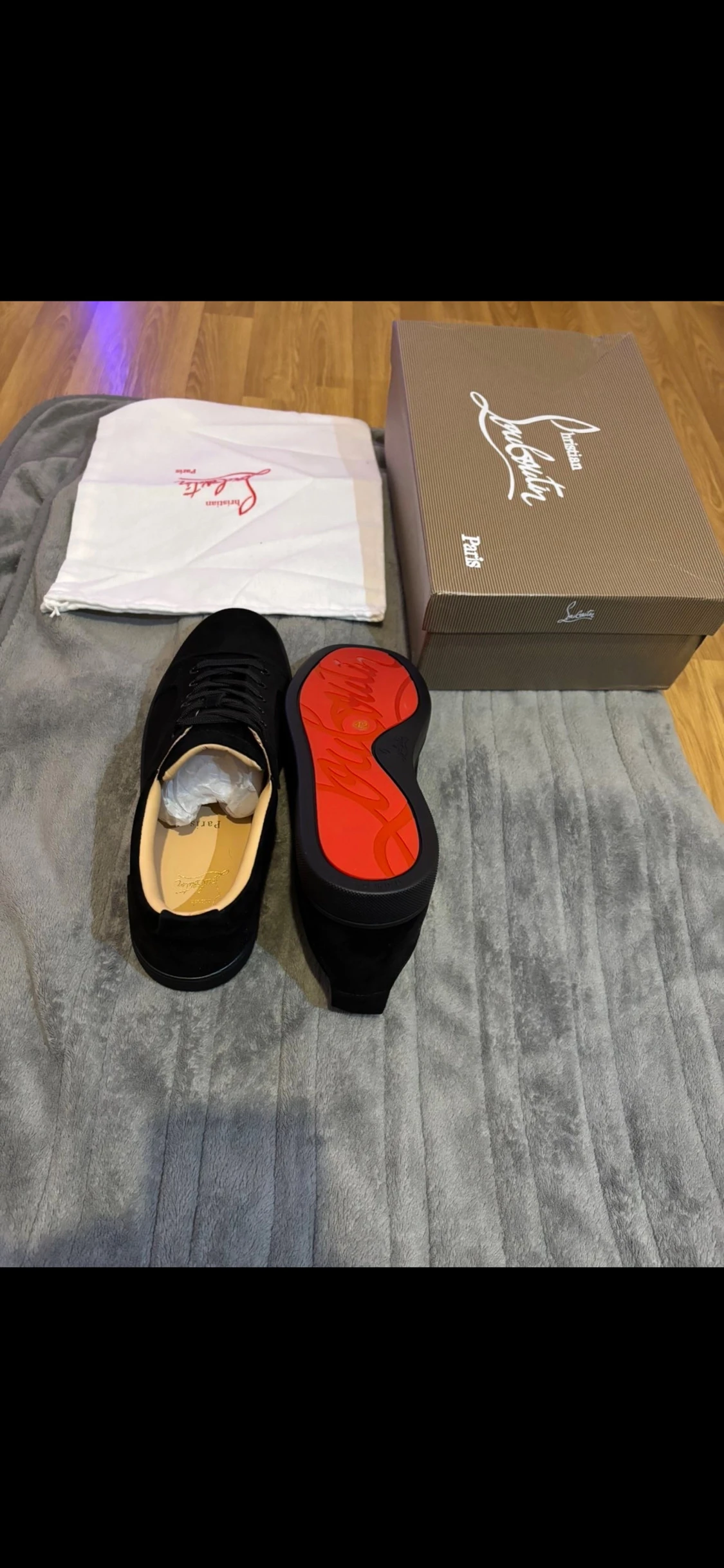 Christian Louboutin svarta sneakers - 1