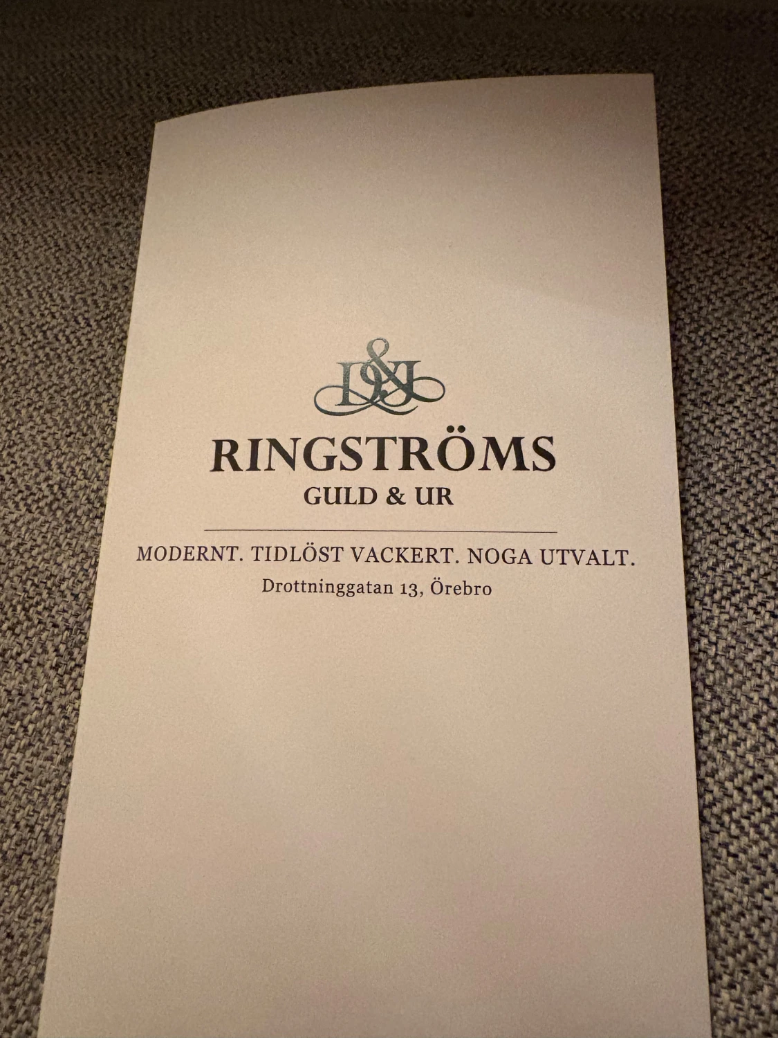 Presentkort Ringströms Guld & Ur 5880 kr