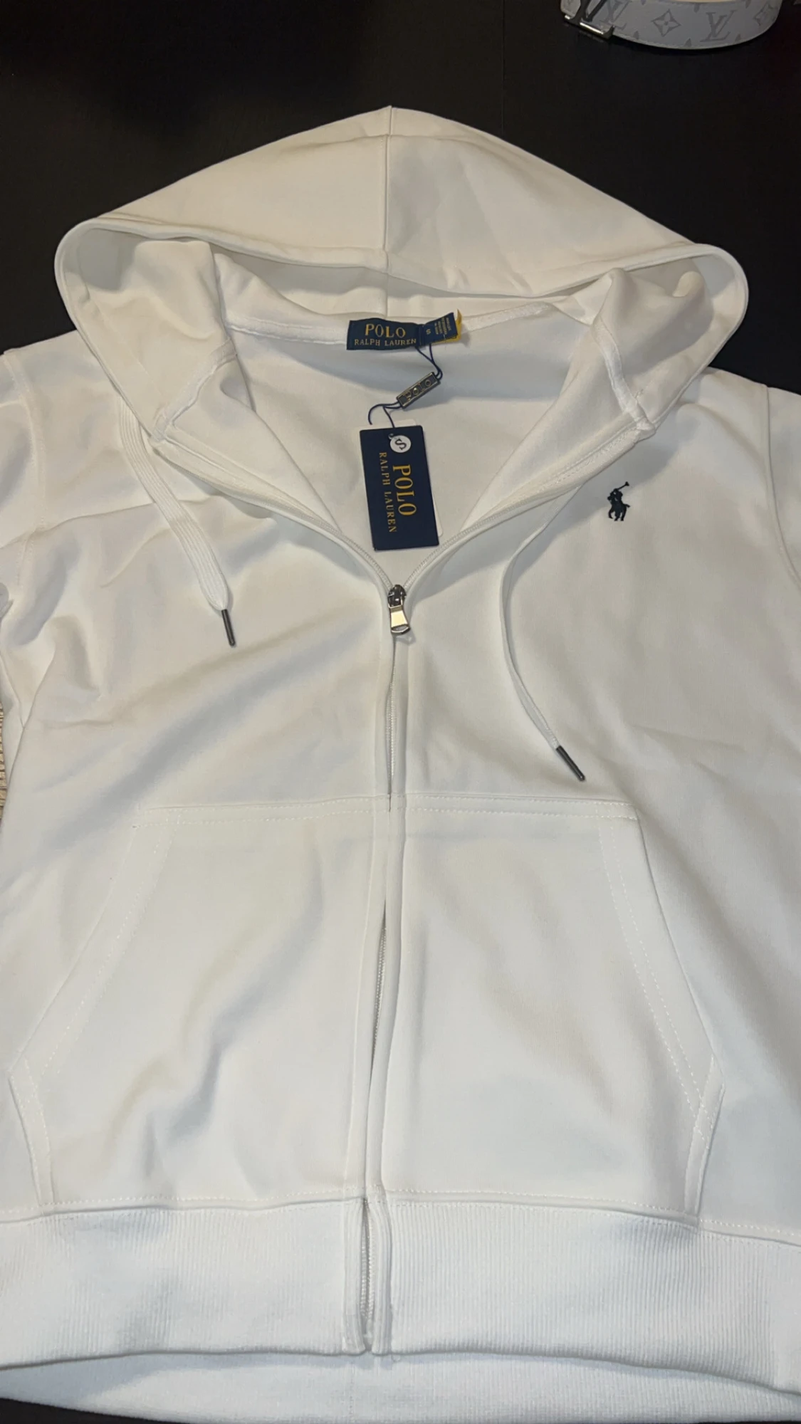 Vit hoodie från Polo Ralph Lauren