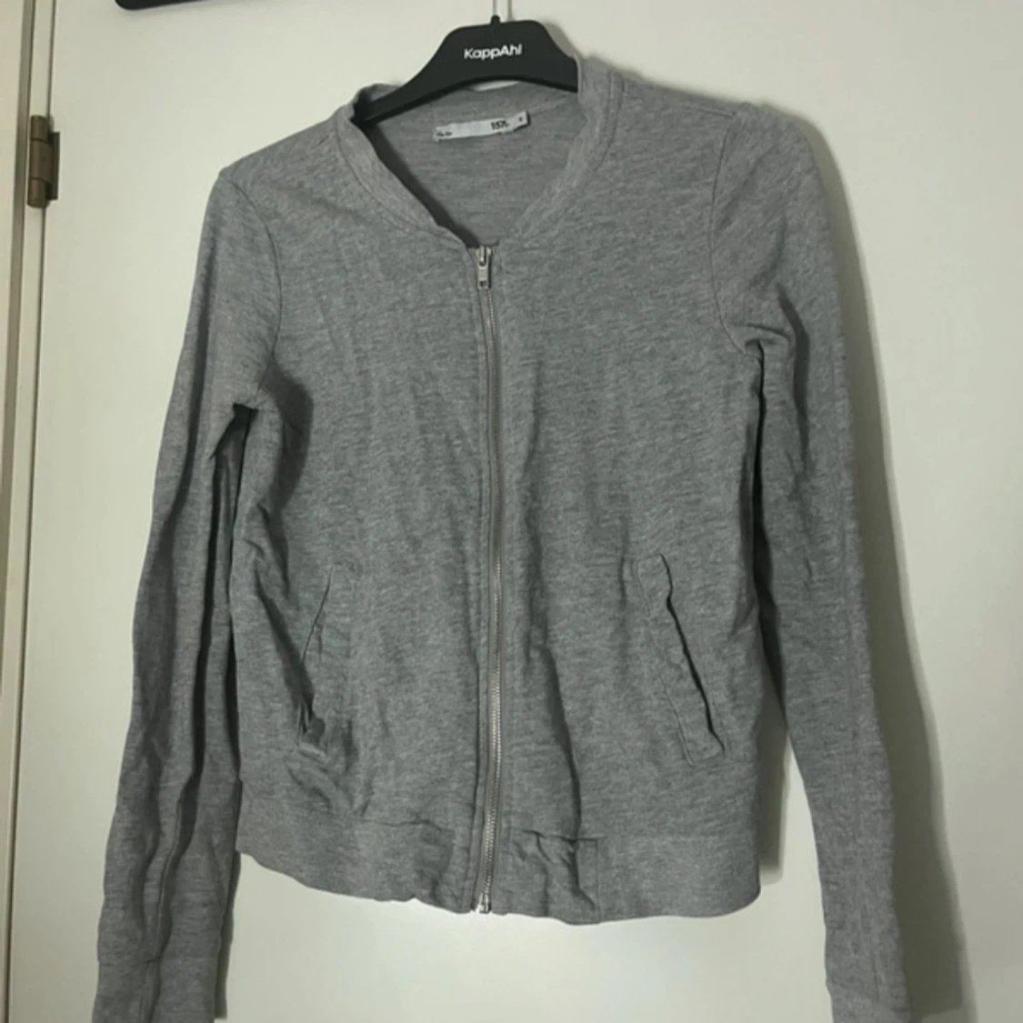 Beige och grå cardigan jacka 157 S - 2