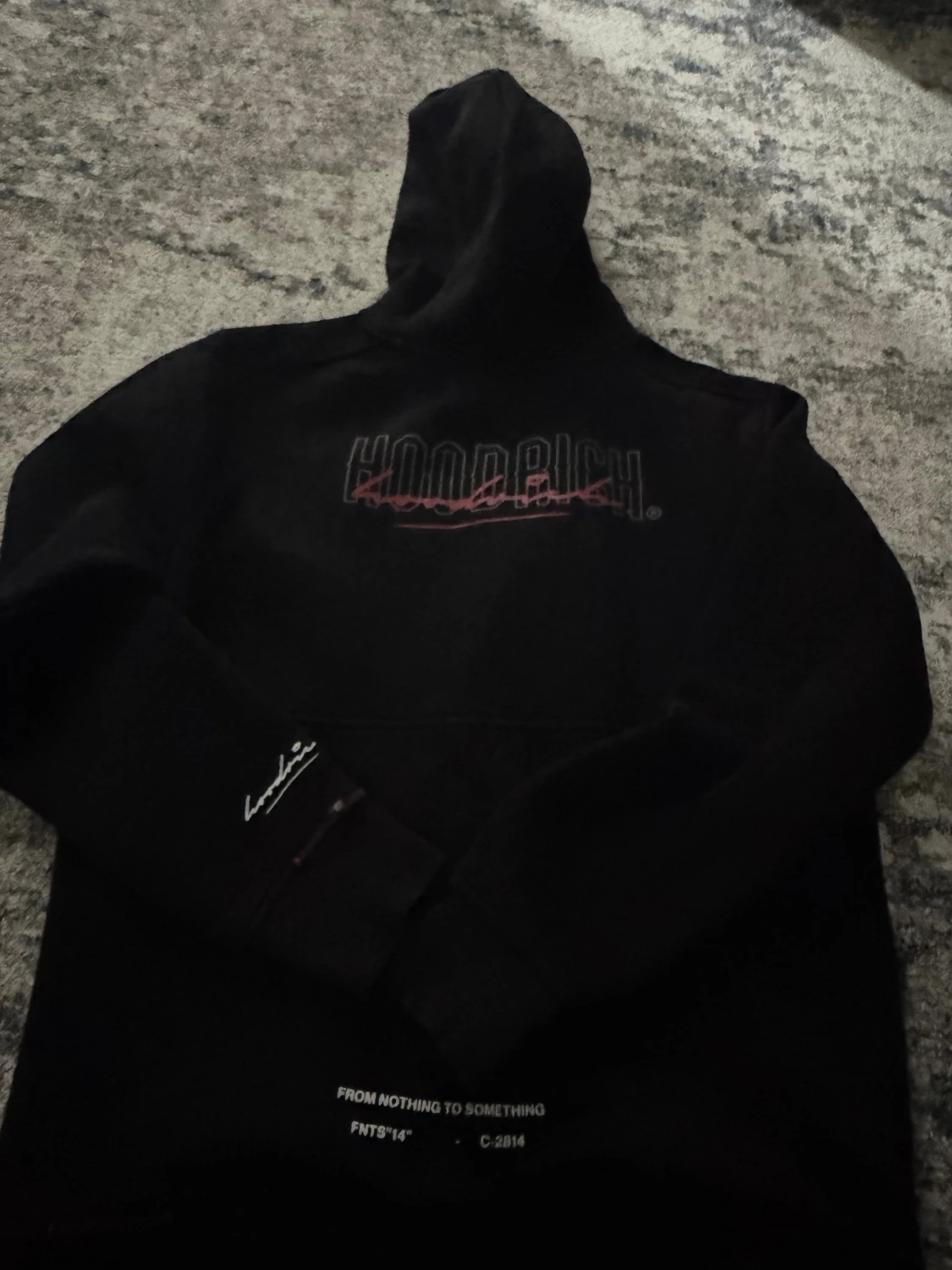 Svart hoodie från Hoodrich XS - 3
