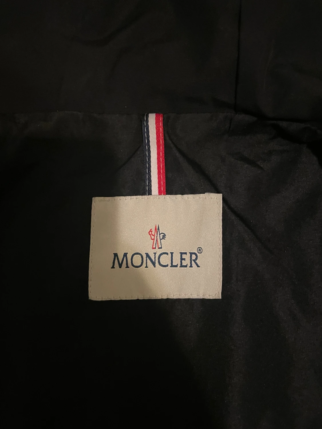 Svart vindjacka från Moncler - 2