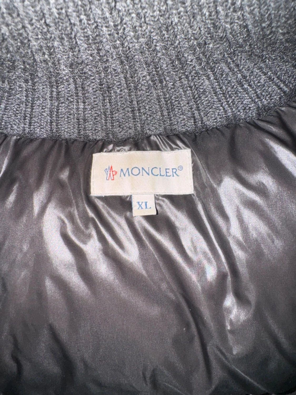 Mörk Grå Moncler Cardigan XL - 2