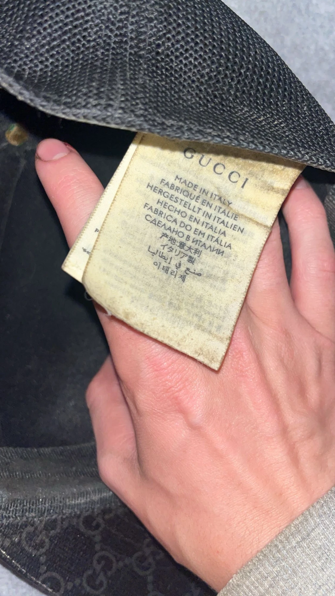 Gucci keps med orm och GG-mönster - 3