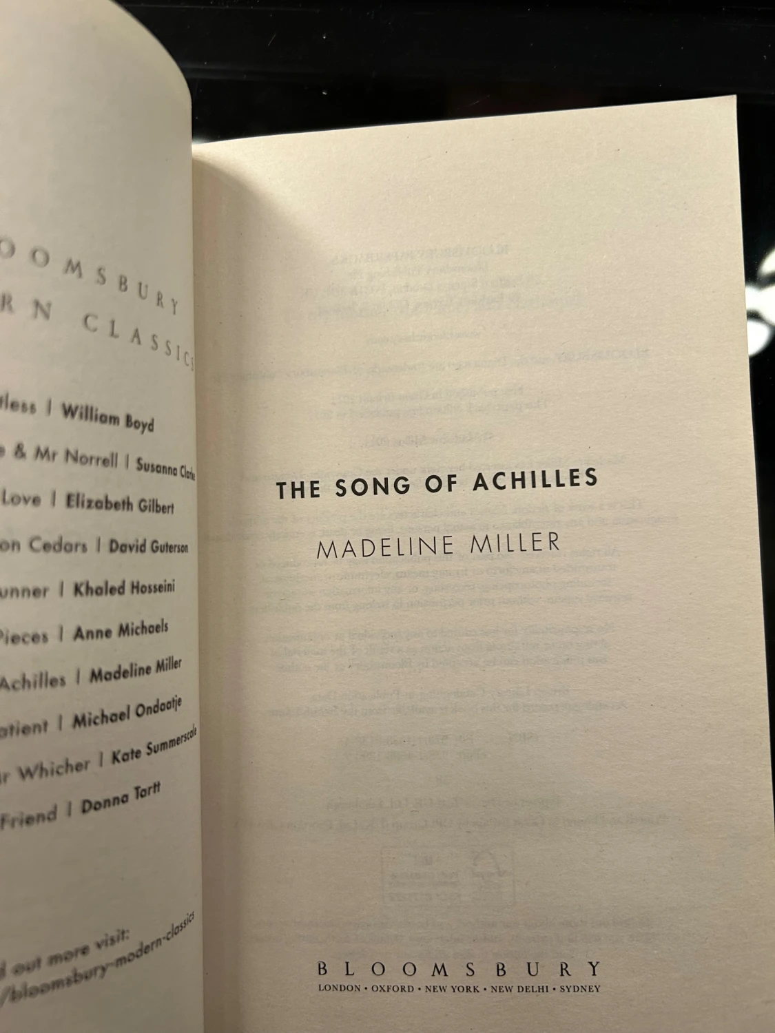 The song of Achilles  - 3