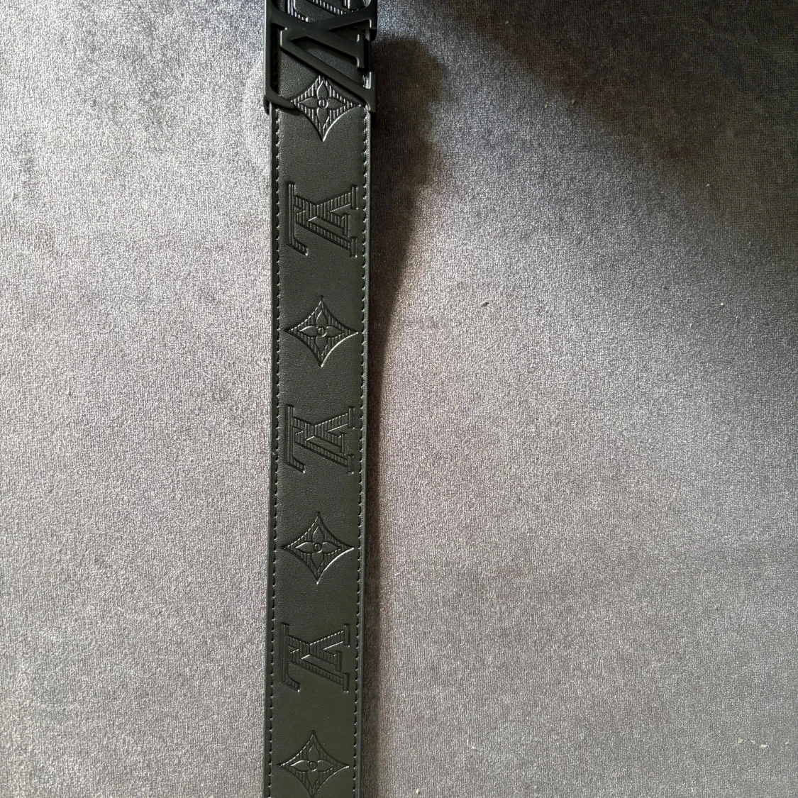 Svart Louis Vuitton skärp i skinn - 3