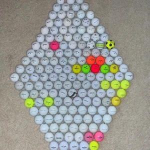 160 Golfbollar - Värd Över 5000kr.  - Jag säljer Golfbollar från flera märken. Bland annat Pro v1, Taylormade, Callaway och Srixon, Titleist och andra bollar. De flesta är i ny skick och jag har även några Collectors bollar från 1990-2010. Om man skulle köpa all de här bollarna ny skulle det kosta över 5000 kr. Du kan gärna meddela om du vill bara ha nån specifik mängd av bollar och märke. 